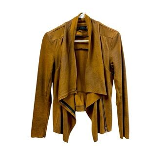 Zara stylish jacket brown size Small